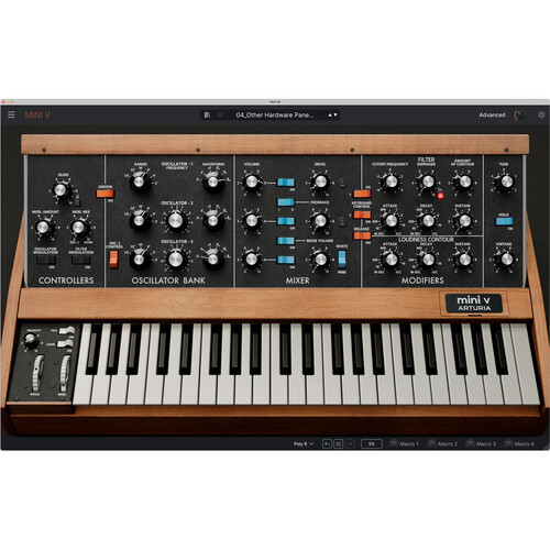 Arturia Mini V Plug-In Virtual Instrument Plug-In