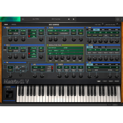 Arturia Matrix-12 V Virtual Synthesizer Plug-In