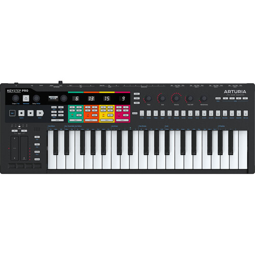 Arturia KeyStep Pro Multifunctional Sequencing and Performance Controller (Black)