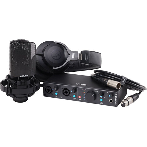 Arturia Minifuse Recording Pack (Black) 800202 B&H Photo Video