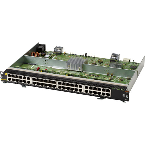 Aruba 48-Port PoE Class 4 Gigabit Ethernet Module for 6400 Series Switch