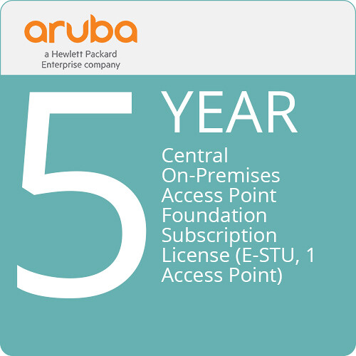 Aruba Central Foundation On-Premises Access Point License (5-Year, 1 AP)