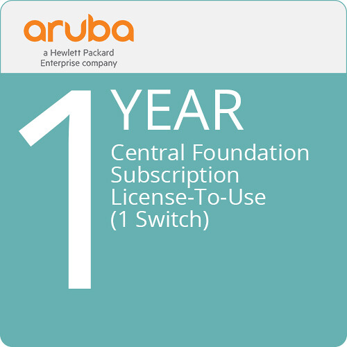 Aruba Central Foundation 6400 & 5400 Series Switch License (1-Year, 1 Chassis)