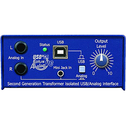 ARX Audibox USB DI Plus VC USB/Analog Direct Box with Volume Control