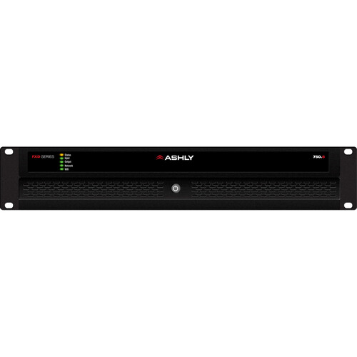Ashly FXD750.8 Multipurpose Installation Network Amplifier with Dante (2 RU)