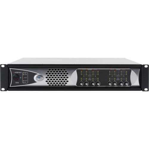 Ashly NE8250.25 Network Amplifier with CobraNet and OPDAC4 Option Cards