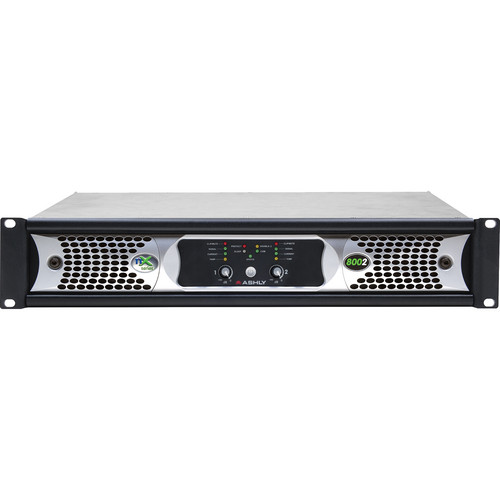 Ashly nX Series NX8002 2-Channel 800W Power Amplifier with Programmable Outputs
