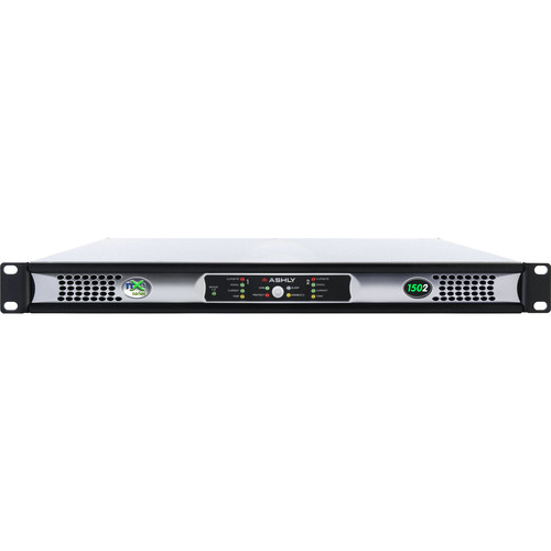 Ashly NXE Series 2-Channel Networkable Multi-Mode Power Amplifier with OPAES2, OPDAC4 & OPDante Cards (2 x 150W)