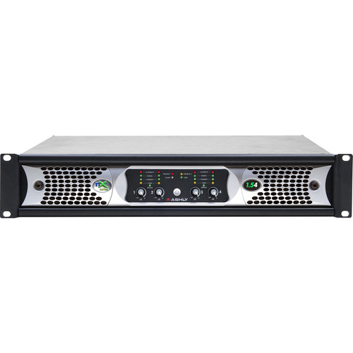 Ashly NXE Series 4-Channel Networkable Multi-Mode Power Amplifier with OPAES2, OPDAC4 & CNM-2 Cards