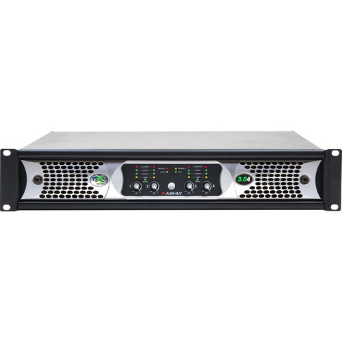 Ashly NXE Series 4-Channel Networkable Multi-Mode Power Amplifier with OPAES2, OPDAC4 & CNM-2 Cards