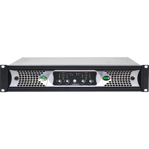 Ashly NXE Series 4-Channel Networkable Multi-Mode Power Amplifier with OPAES2 & OPDAC4 Cards