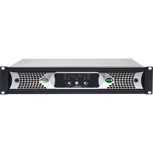 Ashly NXE Series 2-Channel Networkable Multi-Mode Power Amplifier with OPAES2, OPDAC4 & OPDante Cards
