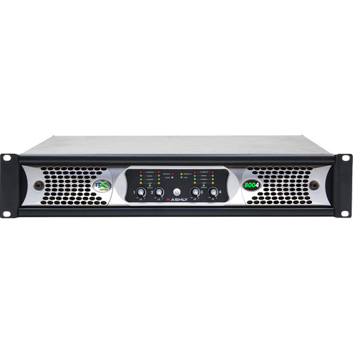 Ashly NXE Series 4-Channel Networkable Multi-Mode Power Amplifier with OPDAC4 & OPDante Cards