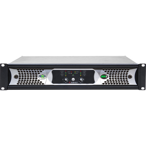 Ashly nXp800 2-Channel Multi-Mode Network Power Amplifier with Protea DSP Software Suite & CobraNet Digital Interface