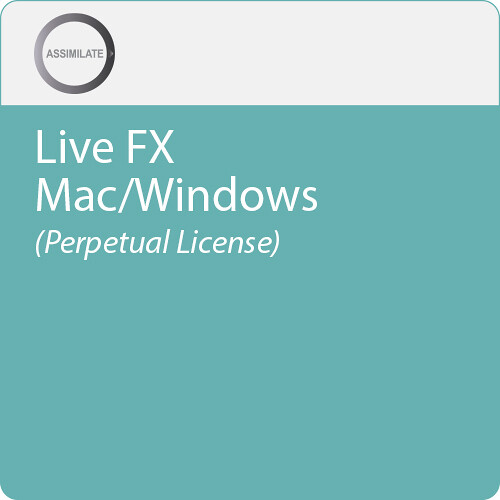 Assimilate Live FX Software License with 1-Year Maintenance/Support (Perpetual License, Download)
