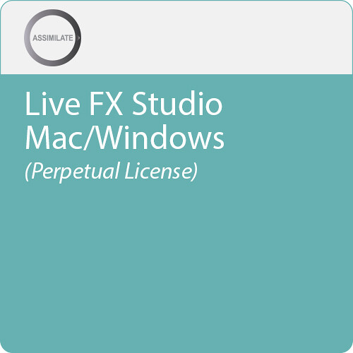 Assimilate Live FX Studio Software License with 1-Year Maintenance/Support (Perpetual License, Download)