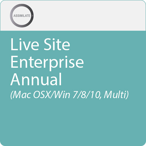 Assimilate Live Site Enterprise Annual License for macOS/Windows (Multi-Site)