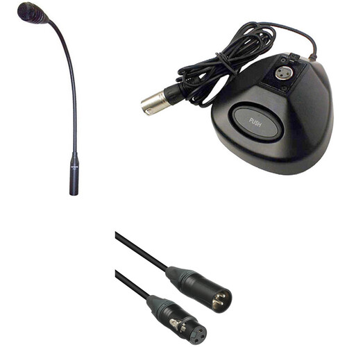 Astatic Portable Gooseneck Mic & Desk Base Kit