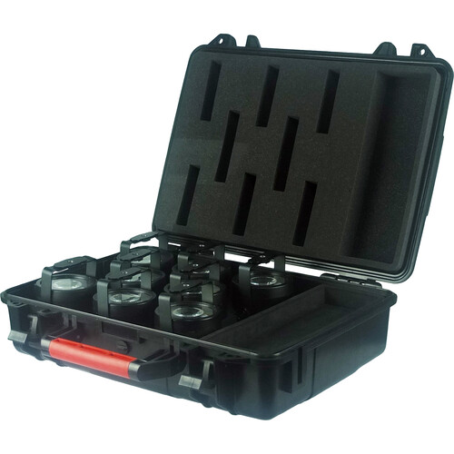 Astera 8-Light AX3 LightDrop LED Kit with Charging Case and Accessories (Black)