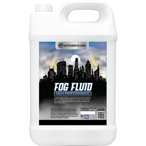 Gotham Fluids Premium Fog Fluid (Case of Three 1-Gallon Bottles)