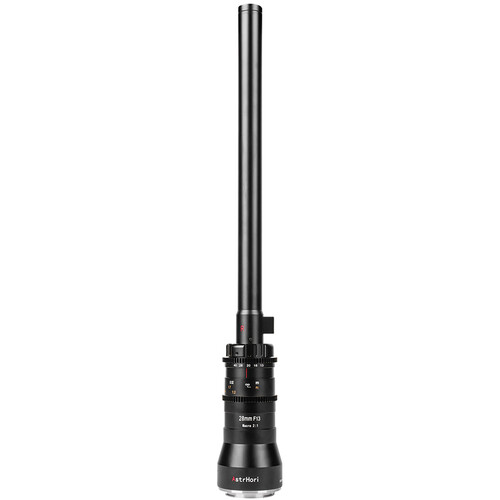AstrHori 28mm F13 2x Macro Probe Lens Full Frame Specialty Lens Built-In Ring Light For Leica/Panasonic/Sigma L Mount Series Mirrorless Cameras FP,S5 ,S1,S1R,S1H,SL,TL,TL2,etc(Black