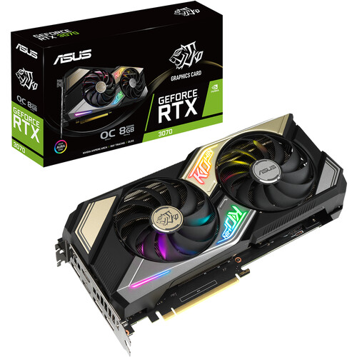 ASUS KO GeForce RTX 3070 OC Graphics Card KO-RTX3070-O8G-GAMING
