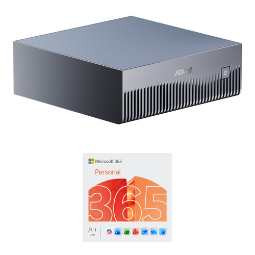 ASUS Ascent GX10 AI Workstation and Microsoft 365 Personal Kit (1-User License / 12-Month Subscription / Download)