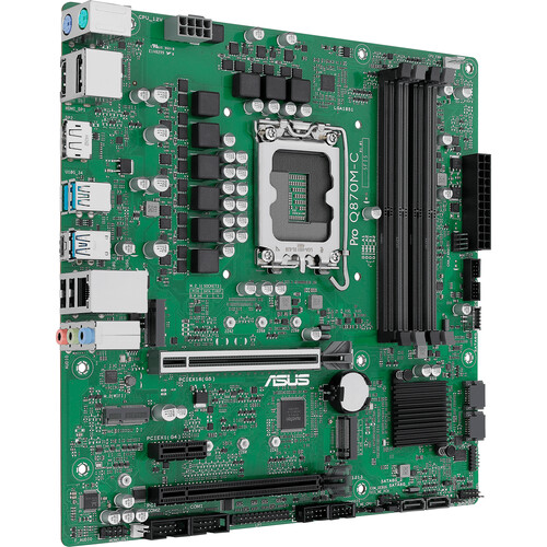 ASUS Pro Q870M-C-CSM LGA 1851 Micro-ATX Motherboard