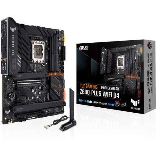 ASUS TUF GAMING Z690-PLUS WIFI D4 LGA1700 ATX Motherboard