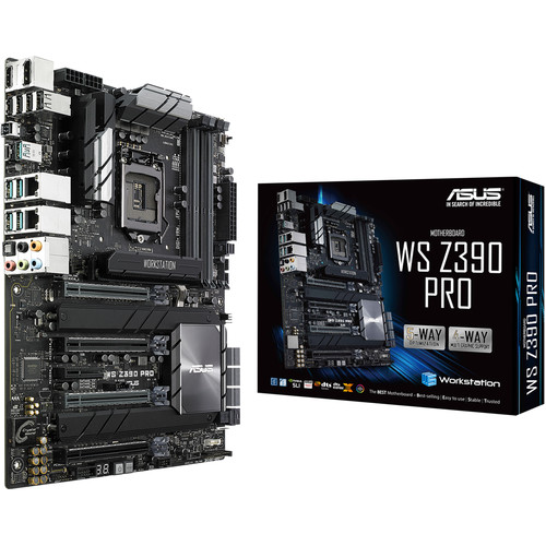 ASUS WS Z390 Pro LGA 1151 ATX Motherboard WS Z390 PRO B&H Photo