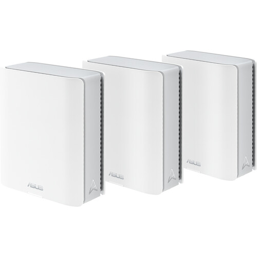 ASUS ZenWiFi BT6 BE9400 Wireless Tri-Band Multi-Gig 3-Piece Mesh Wi-Fi System (White)
