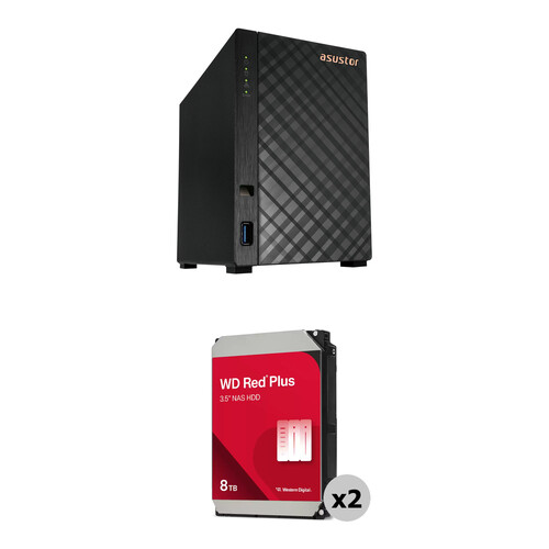 Asustor 16TB Drivestor 2 Gen2 2-Bay NAS Enclosure Kit (2 x 8TB)