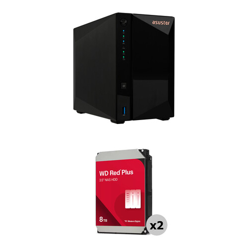 Asustor 16TB Drivestor 2 Pro Gen2 2-Bay NAS Enclosure Kit (2 x 8TB)