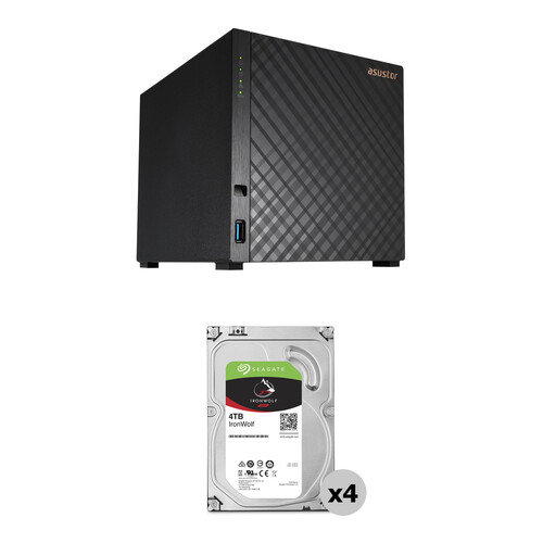 Asustor 16TB Drivestor 4 Gen2 4-Bay NAS Enclosure Kit (4 x 4TB)