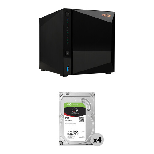 Asustor 16TB Drivestor 4 Pro Gen2 4-Bay NAS Enclosure Kit (4 x 4TB)