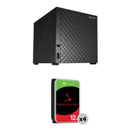 Asustor 48TB Drivestor 4 Gen2 4-Bay NAS Enclosure Kit (4 x 12TB)