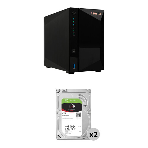 Asustor 8TB Drivestor 2 Pro Gen2 2-Bay NAS Enclosure Kit (2 x 4TB)