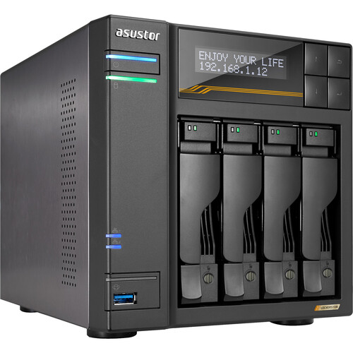 Asustor Lockerstor 4 Gen3 4-Bay NAS Enclosure AS6804T B&H Photo