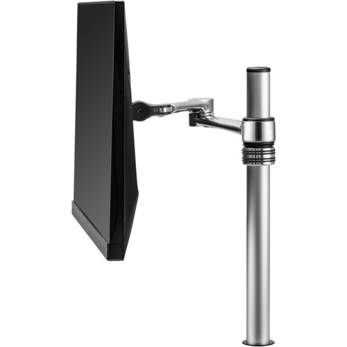 Atdec AF-AT Single Arm Desktop Monitor Mount (Silver, Polished)