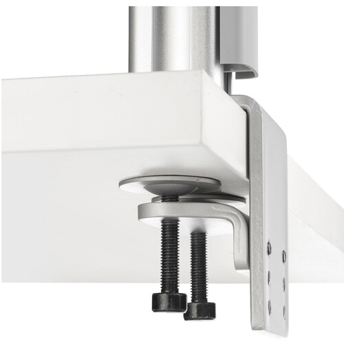 Atdec Heavy Duty F-Clamp Desk Mount for AWM Series Components (Silver)