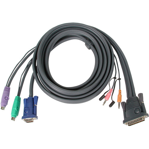 ATEN 2L1703P PS/2 KVM Cable (10 ft)