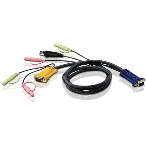ATEN 2L-5302U USB KVM Cable with Audio Plugs (6')