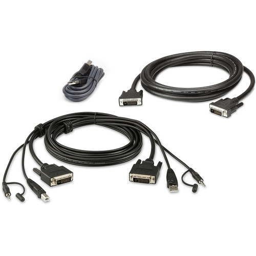 ATEN 6' Dual Display DVI-D Secure KVM Cable Kit
