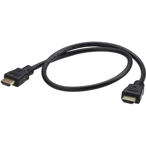 ATEN 2L7DA6H High-Speed HDMI Cable with Ethernet (Black, 23.6")