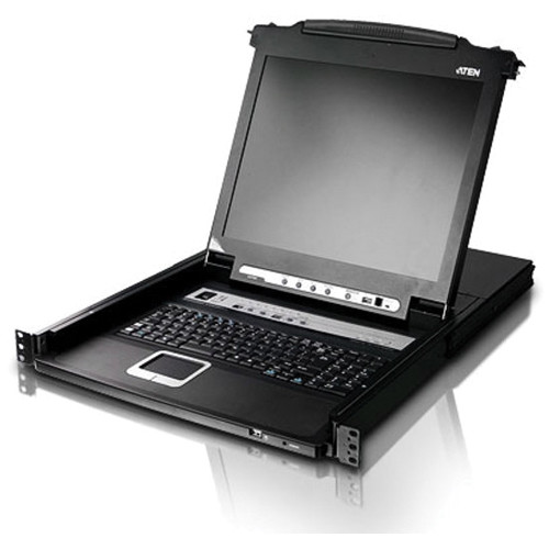 ATEN Aten CL5708N 8-Port 19" Single Rail LCD KVM Console