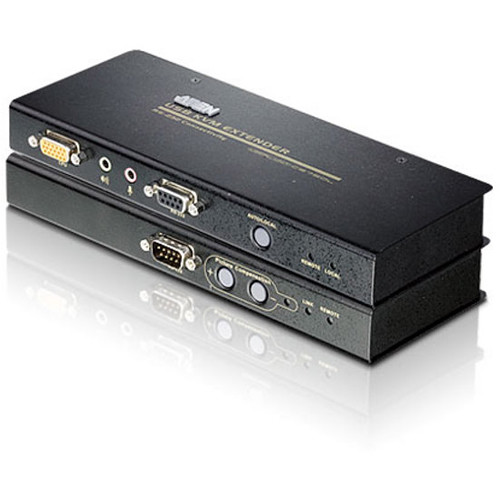 ATEN USB VGA/Audio over Cat5 KVM Extender Kit with Serial Support (656')