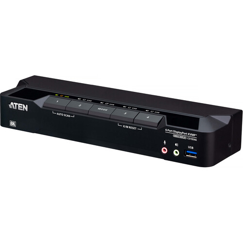 ATEN CS1924A 4-Port USB 3.0 8K DisplayPort KVMP Switch