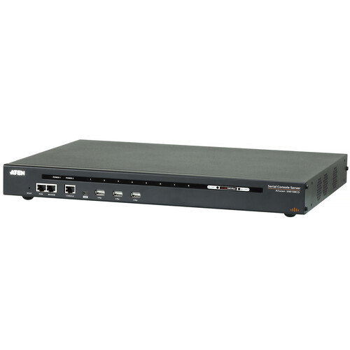 ATEN ATSN0108COD 8-Port Serial Console Server with Dual DC Power