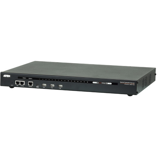 ATEN 16-Port Serial Console Server with Dual Power/LAN