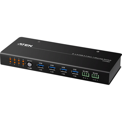 ATEN US3384i 8 x 4 USB 3.2 Gen 1 Industrial Hub Switch